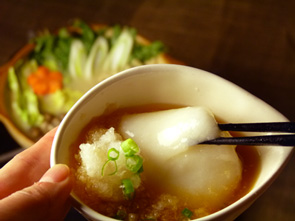 お鍋にもよく合う杵つき餅