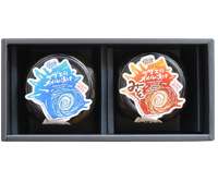 サザエのオイル漬け2個箱入(プレーンとみそ味)