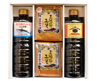 老舗の味噌・醤油詰合せ